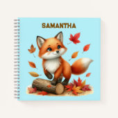 Woodland Animal Spiral Notebook Notitieboek (Voorkant)