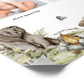 Woodland Animals | 1 jaar 12 maand fotocollage Poster (Hoek)