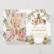 Woodland Animals 1e verjaardag