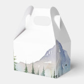 Woodland Animals Adventure Baby shower Bedankdoosjes (Achterkant)