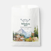 Woodland Animals Adventure Baby shower Bedankzakje (Voorkant)