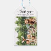 Woodland Animals Adventure Dank u wel Cadeaulabel (Voorkant)