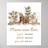 Woodland Animals Adventure wacht op moeder Osa Bar Poster (Voorkant)