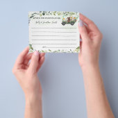 Woodland Animals Advice for Parents to be card Flyer (Hand)