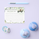 Woodland Animals Advice for Parents to be card Flyer (Enkel)