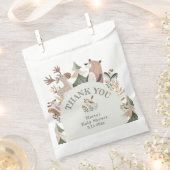 Woodland Animals Arch Baby shower Dank u Bedankzakje (Geknipt)