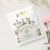 Woodland Animals Arch Baby shower Dank u Bedankzakje (Gezegeld)