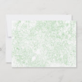 Woodland Animals Baby Douche Uitnodigingen (Achterkant)