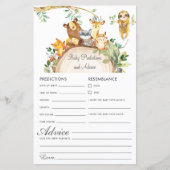 Woodland Animals Baby Predics & Advice Shower (Voorkant)