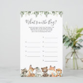 Woodland Animals Baby Raad eens wat er in de tas z (Staand voorkant)