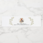 Woodland Animals Baby shower 1e verjaardagsgunst Waterfles Etiket (Enkel label)