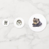Woodland Animals Baby shower Adres Confetti (Voorkanten)
