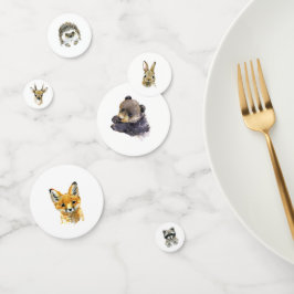 Woodland Animals Baby shower Adres Confetti