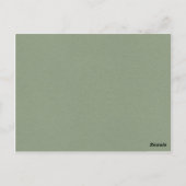 Woodland Animals Baby shower Advice Game Briefkaart (Achterkant)