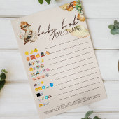 Woodland Animals Baby shower Baby Boek Emoji Spel Flyer