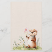 Woodland Animals Baby shower Baby Boek Emoji Spel Flyer (Achterkant)