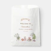 Woodland Animals Baby Shower Bedankzakje (Voorkant)