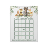 Woodland Animals Baby Shower Bingo Sheets Notitieblok (Linkerzijde)