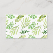 Woodland Animals Baby shower Boeken voor Baby Informatiekaartje (Achterkant)