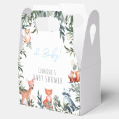 Woodland Animals Baby shower Boy Favor Box Bedankdoosjes (Geopend)