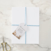 Woodland Animals Baby Shower Cadeaulabel (Met Touw)