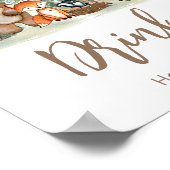 Woodland Animals Baby Shower Drinks Sign Poster (Hoek)
