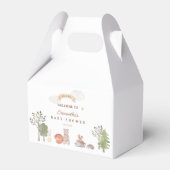 Woodland Animals Baby Shower Favor Box Bedankdoosjes (Voorkant Zijde)
