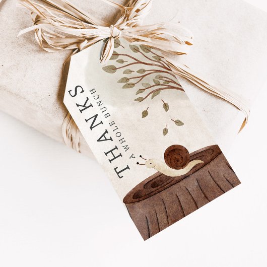 Woodland Animals Baby shower Favor Cadeaulabel