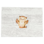 Woodland Animals Baby shower Gift Bag Groot Cadeauzakje (Achterkant)