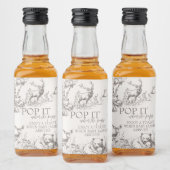 Woodland Animals Baby shower Hartelijk dank Likeurfles Etiket (Flessen)