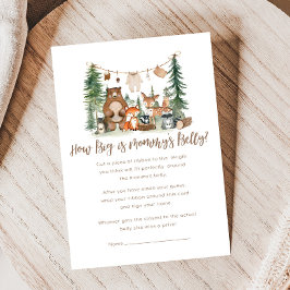 Woodland Animals Baby Shower How Big Is Game