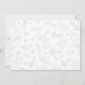 Woodland Animals Baby shower Invitation Kaart (Achterkant)