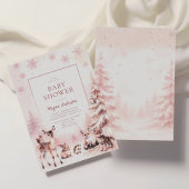 Woodland Animals Baby Shower Invitation Kaart