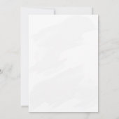 Woodland Animals Baby shower Invitation Kaart (Achterkant)