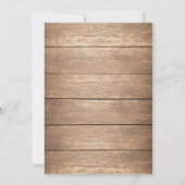 Woodland Animals Baby shower Invitation Kaart (Achterkant)