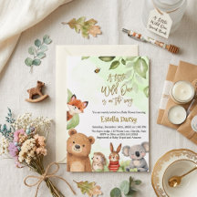 Woodland Animals Baby Shower