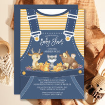 WOODLAND Animals Baby shower