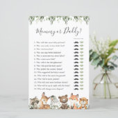 Woodland Animals Baby shower Mama of Papa (Staand voorkant)