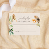 Woodland Animals Baby shower Ouderschap Tips Notitiekaartje