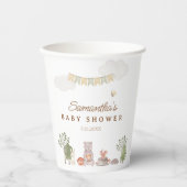 Woodland Animals Baby Shower Papieren Bekers (Voorkant)