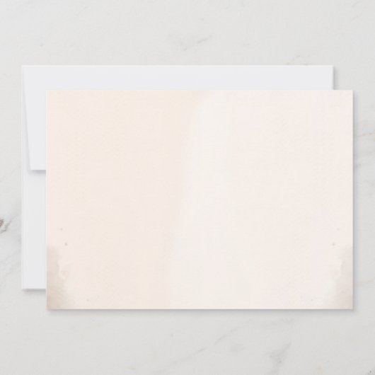 Woodland Animals Baby shower Party Foto Kaart (Achterkant)