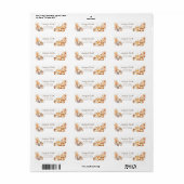 Woodland Animals baby shower retouradres Etiket (Full Sheet)