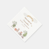 Woodland Animals Baby Shower Servet (Hoek)