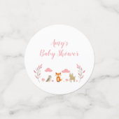 Woodland Animals Baby shower tafel Confetti (Kleine voorkant)