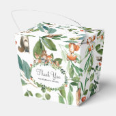 Woodland Animals Baby shower Verjaardag Dank u Bedankdoosjes (Achterkant)