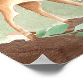 Woodland Animals Baby shower Welkom Poster (Hoek)