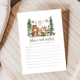 Woodland Animals Baby Shower Who Knows Daddy Game