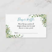 Woodland Animals Blue Truck Baby shower Informatiekaartje (Voorkant)