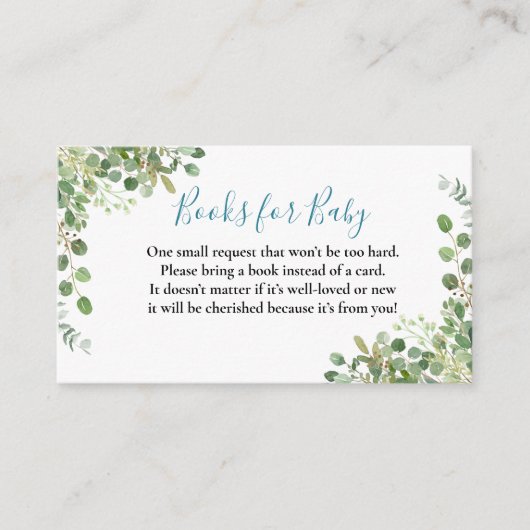 Woodland Animals Blue Truck Baby shower Informatiekaartje (Voorkant)