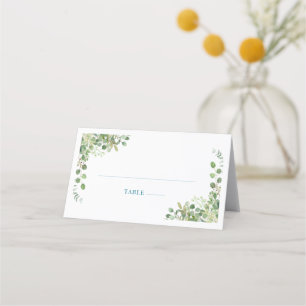 Woodland Animals Blue Truck Baby shower Plaatskaartje